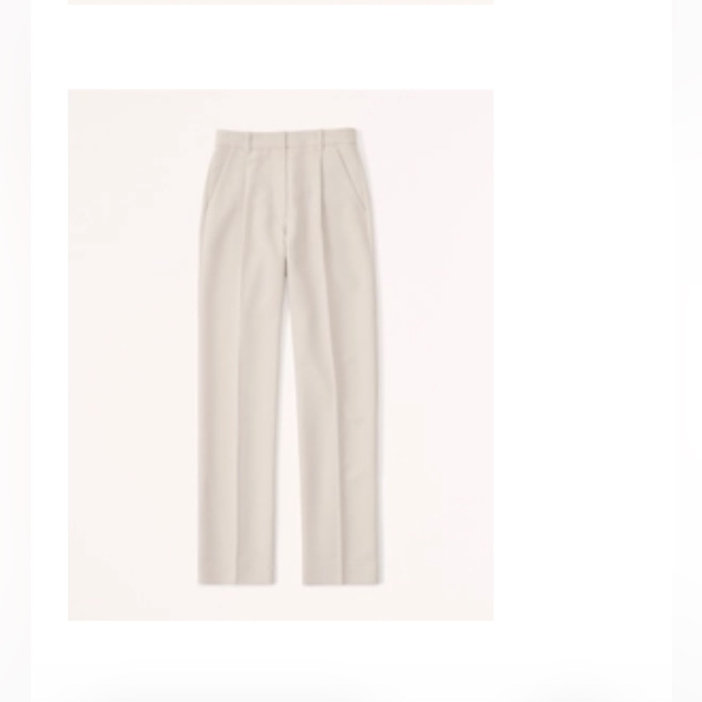Abercrombie & Fitch Quinn Tailored Relaxed Straight Pant size 27L